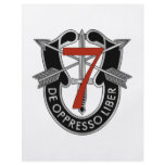 7th Special Forces Group Crest Personalized Flyer