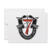 7th Special Forces Group Crest invitations