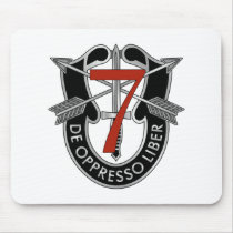 7th Special Forces Group Crest Mousepads
