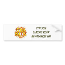 7thsun, 7th Sun Classic Rock Newmarket NH bumper stickers