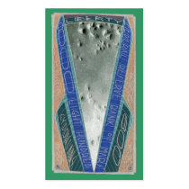 800 CYDONIANS-FACE On MARS-City-Five Sided Pyramid Business Card Templates
