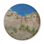 800px-1024_Mt_Rushmore_Painting Refrigerator Magnet