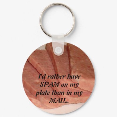 800px-Spam_with_cans, I'd rather have SPAM on m... Keychain by melnig