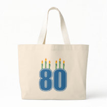 80 Birthday Candles (Blue / Green) bags