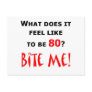 80 Bite Me! Postcard