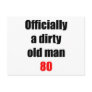 80  Dirty Old Man Post Card