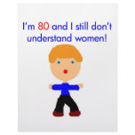 80 Don't understand women Customized Letterhead