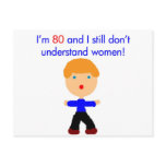 80 Don't understand women Postcards