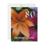 80 Glorious Years!-Birthday Party/Orange Lily