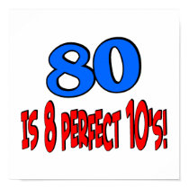 80 is 8 perfect 10's! BLUE posters