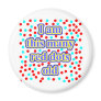 80 Red Dots Old Refrigerator Magnets