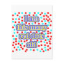 80 Red Dots Old Postcard