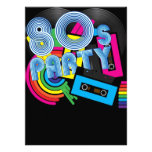 80 Retro Party Custom Invitations