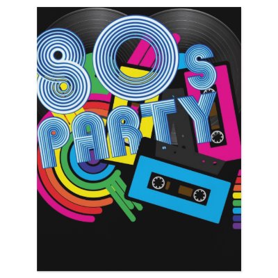 80 Retro Party Full Color Flyer by JAM_Design