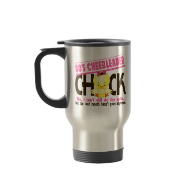 80’s Cheerleader Chick Coffee Mugs by chicktees