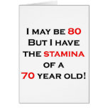 80 stamina greeting cards