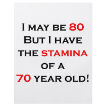 80 stamina flyers