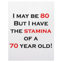 80 stamina customized letterhead