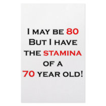 80 stamina stationery