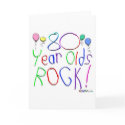 80 Year Olds Rock! Greeting Card by TShirtDotCom 80 Year Olds Rock! Greeting Card