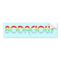 80s Bodacious Retro Bumper Sticker bumper stickers by angela65 80s Bodacious Retro Bumper Sticker bumper stickers