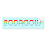 80s Bodacious Retro Bumper Sticker