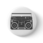 80s Boombox Pinback Buttons