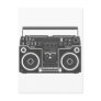 80s Boombox Post Card