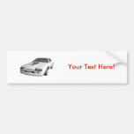 80's Camaro Sports Car: 3D Model: Bumper Sticker
