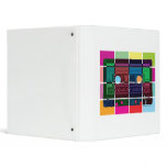 80's Cassette Color Blocks binders