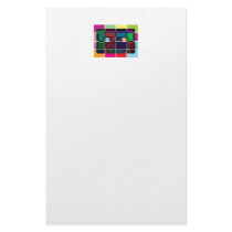 80's Cassette Color Blocks Stationery Paper