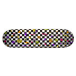 80's Checkerboard Skate Board Deck