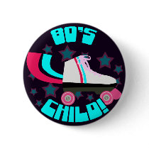 80's Child Pinback Buttons