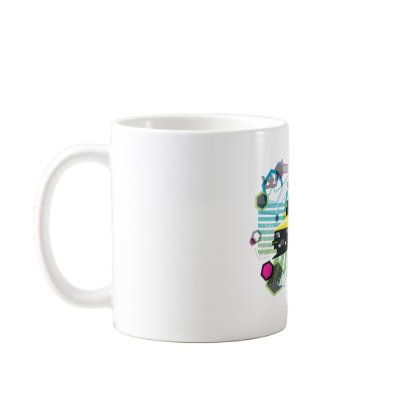 80's colors SPG grunge mug by griffingear