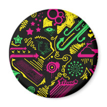 80s folie Magnet by mbina666 80s folie Magnet
