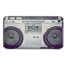 urban, funny, street, ipod, vintage, old school, retro, music, radio, boombox, [[missing key: type_casemate_cas]] with custom graphic design