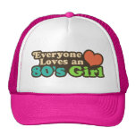 80's Girl hats