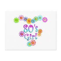 80's Girl Postcards