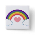 80's Heart & Rainbow - button button