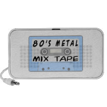 80s Metal Mix Tape Cassette Mp3 Speakers