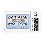 80s Metal Mix Tape Cassette Stamp