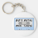 80s Metal Mix Tape Key Chains