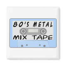 80s Metal Mix Tape magnets by goldnsun 80s Metal Mix Tape magnets