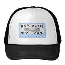 80s Metal Mix Tape Mesh Hat