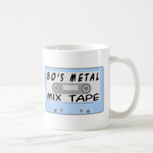 80s Metal Mix Tape Mug