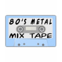 80s Metal Mix Tape t-shirts