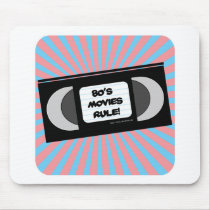 80's Movies Rule Mouse Mat