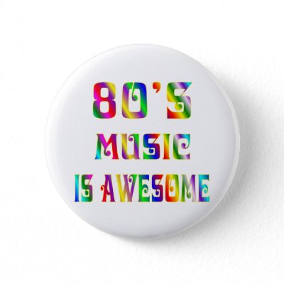 80s Music buttons