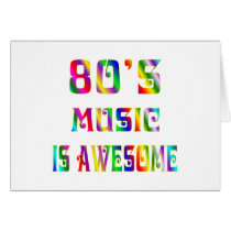 80s Music cards