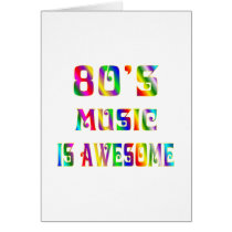 80s Music Greeting Cards